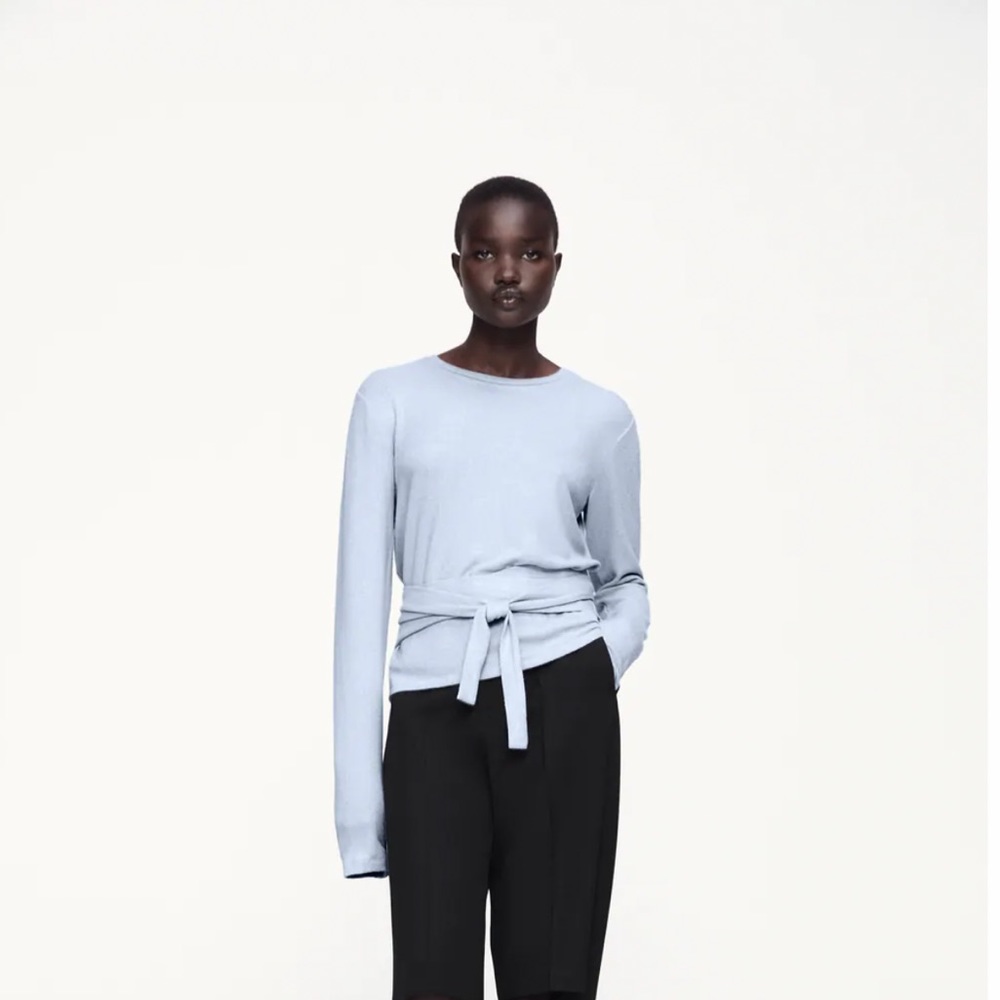 ZARA Soft Touch Wrap Sweater - NWT
